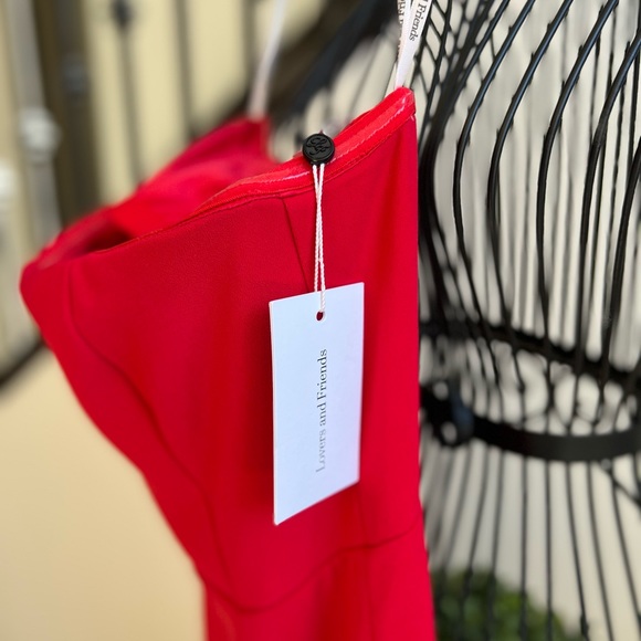 LOVERS AND FRIENDS, size XS. Red, URGONIA GOWN - Picture 3 of 6